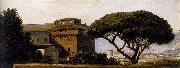 Pierre-Henri de Valenciennes View of the Convent of Ara Coeli with Pines oil on canvas